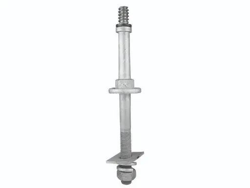 [1021916] INSULATOR PIN & WASHER GALV 5/8IN M16X245MM DH